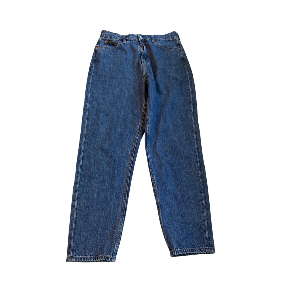 Gap Mom Jean High Rise Medium Indigo Denim Blue Pants 546938-00 Womens 8 29